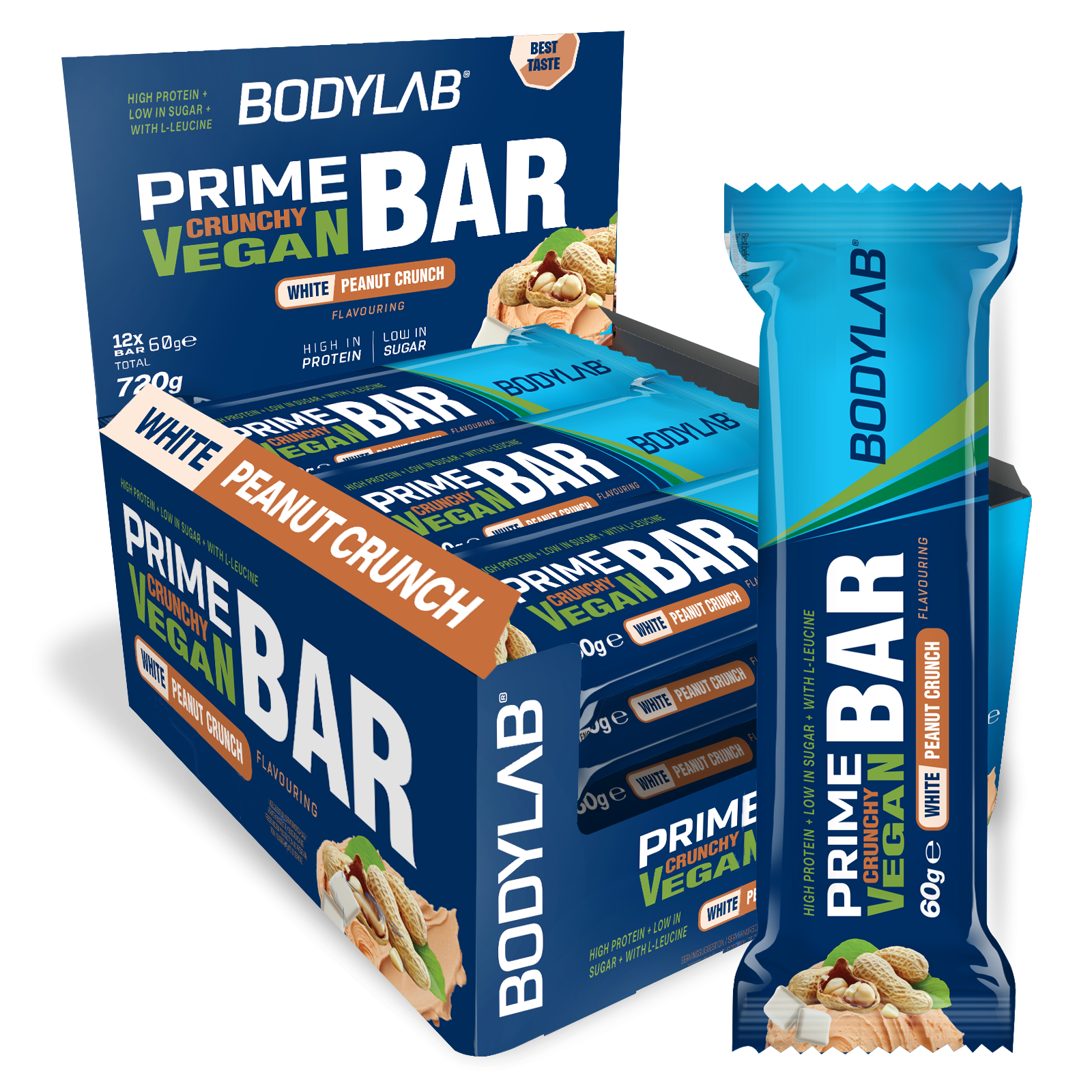 Prime Crunchy Vegan Bar (12x60g)