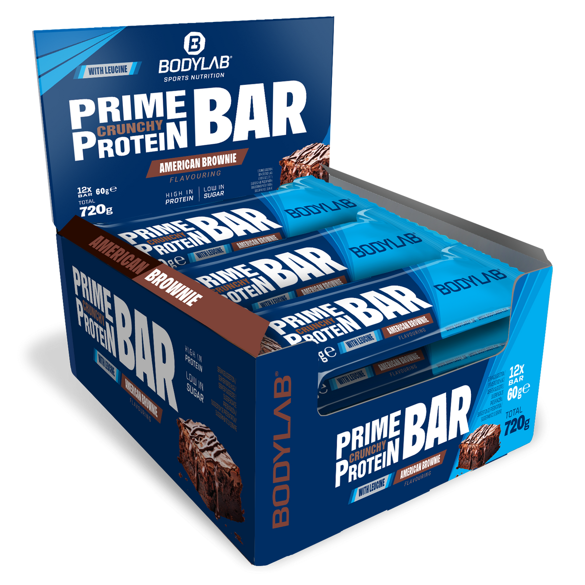Prime Crunchy Protein Bar - American Brownie (12x60 g)