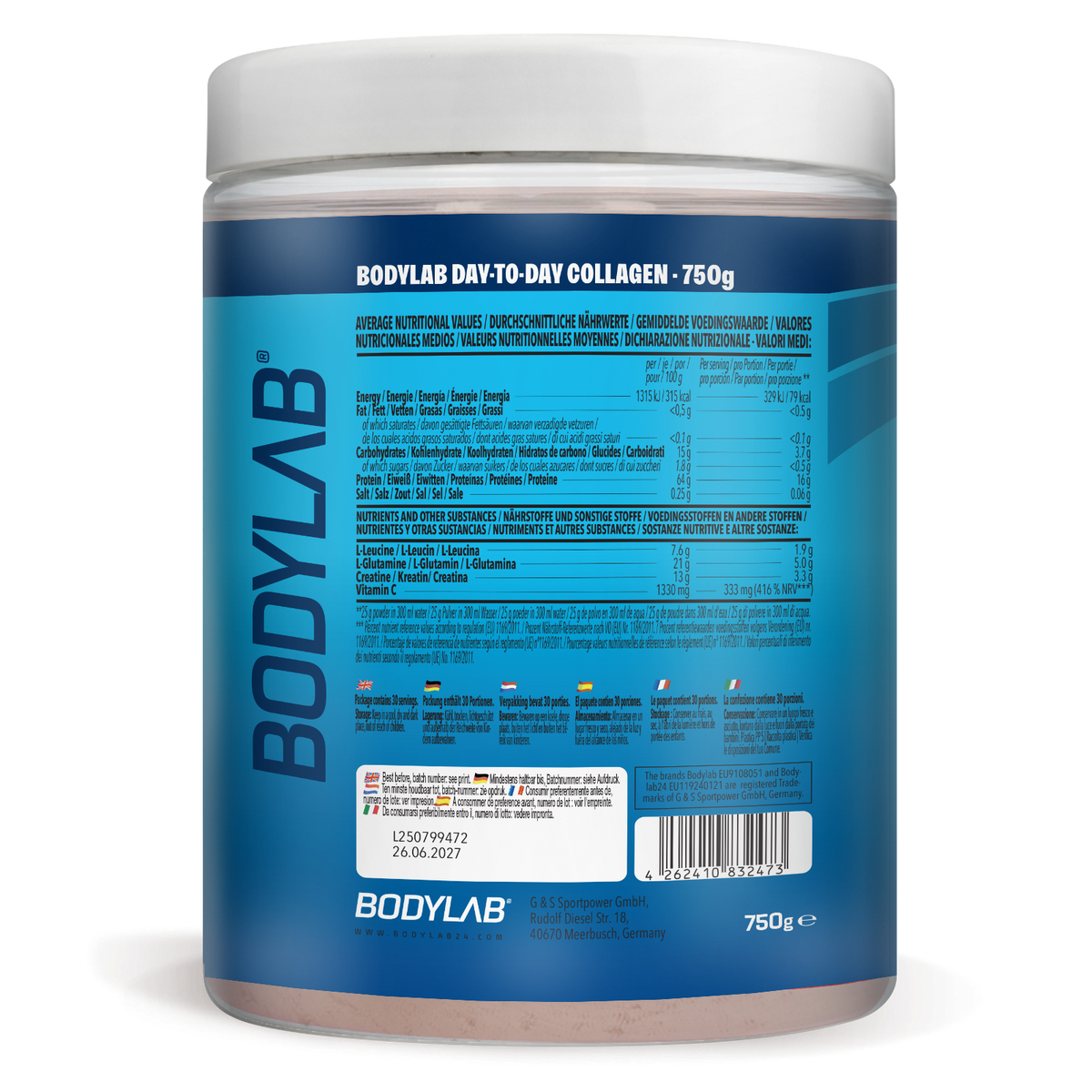Day to Day Collagen (750g) Raspberry