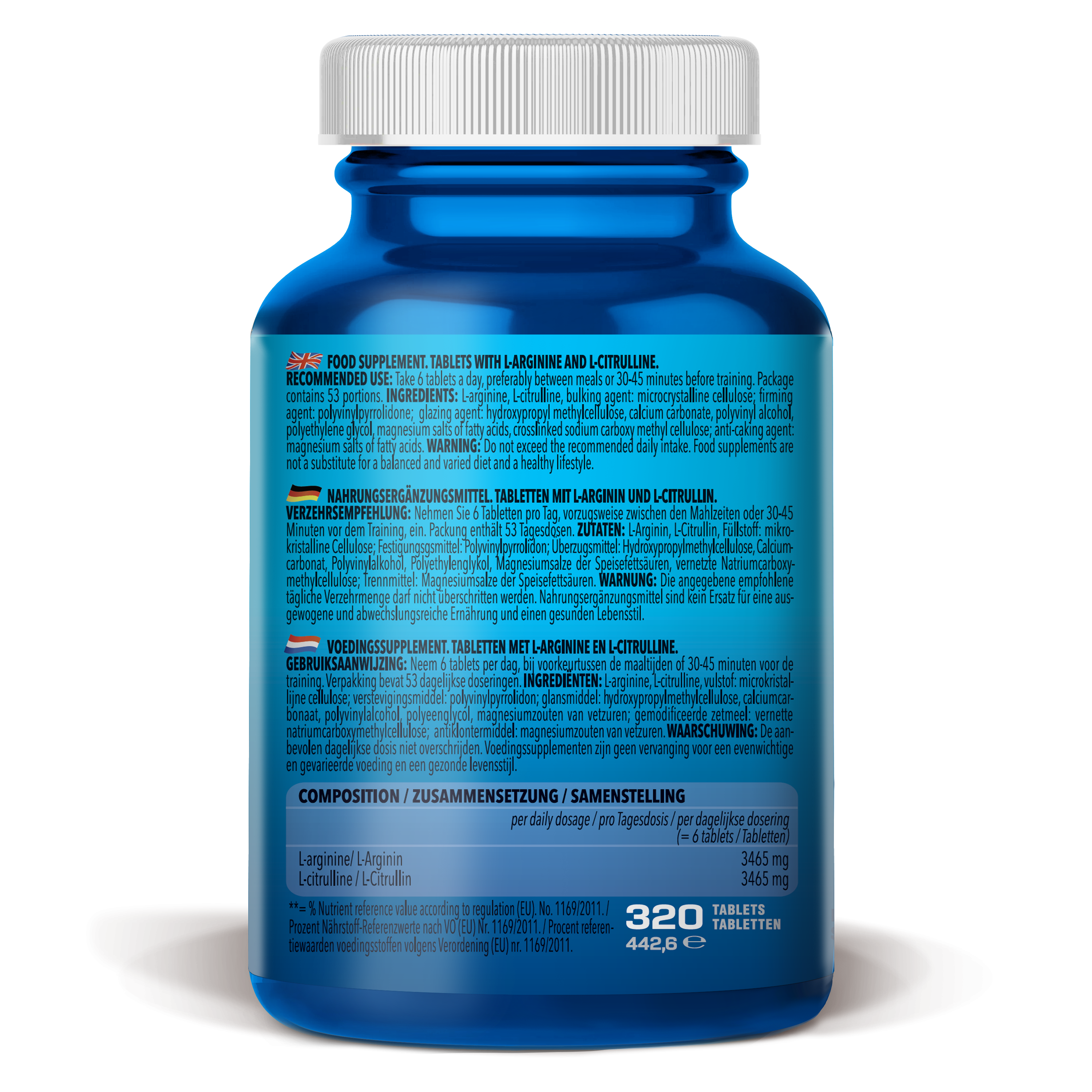 L-Arginine + L-Citrulline (320 tablets)