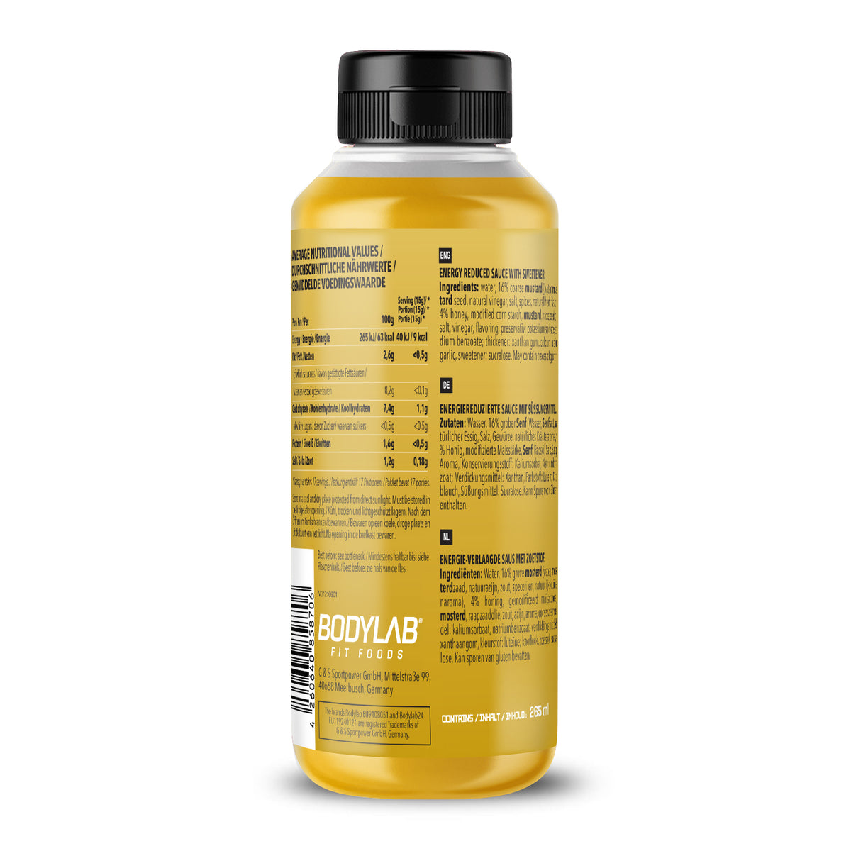 Zero Sauce (265ml) Honig-Senf