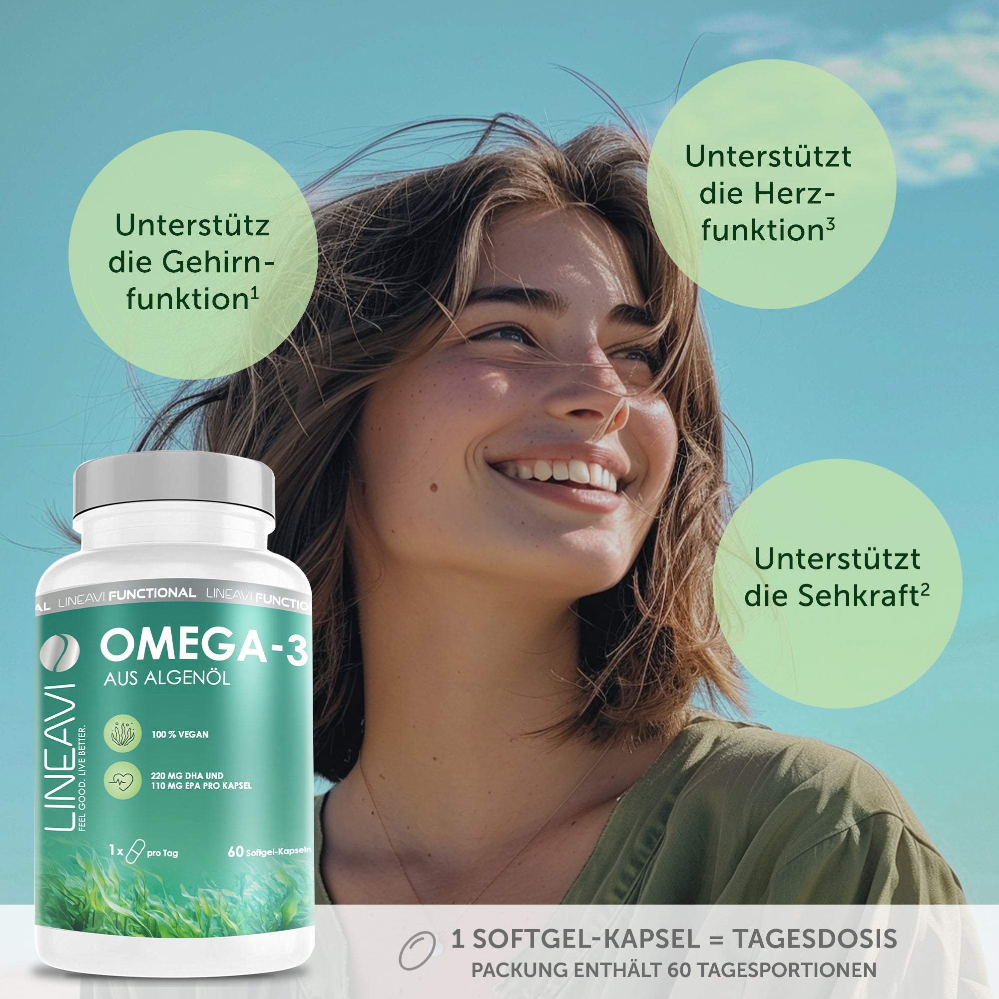 Omega 3 Vegan (60 Kapseln)