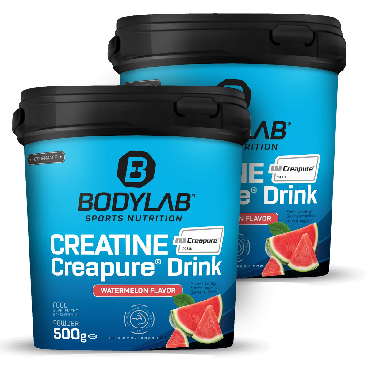 2 x Creatine Creapure® Drink (je 500g)