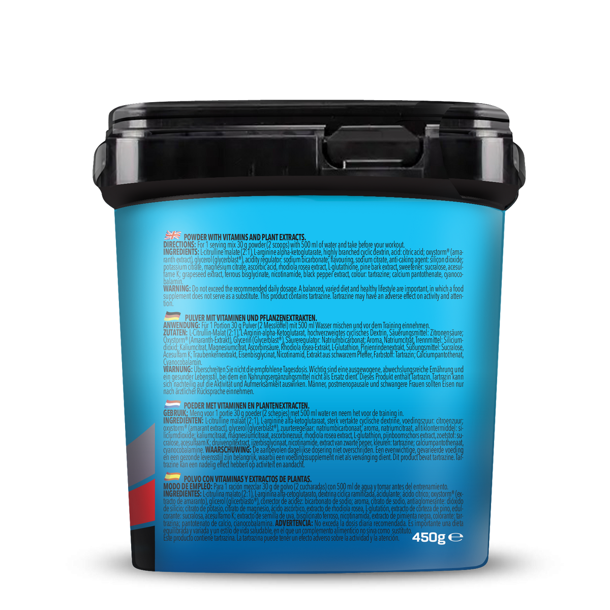 Bodybuilder Pump Pre Workout (450g) Ananas