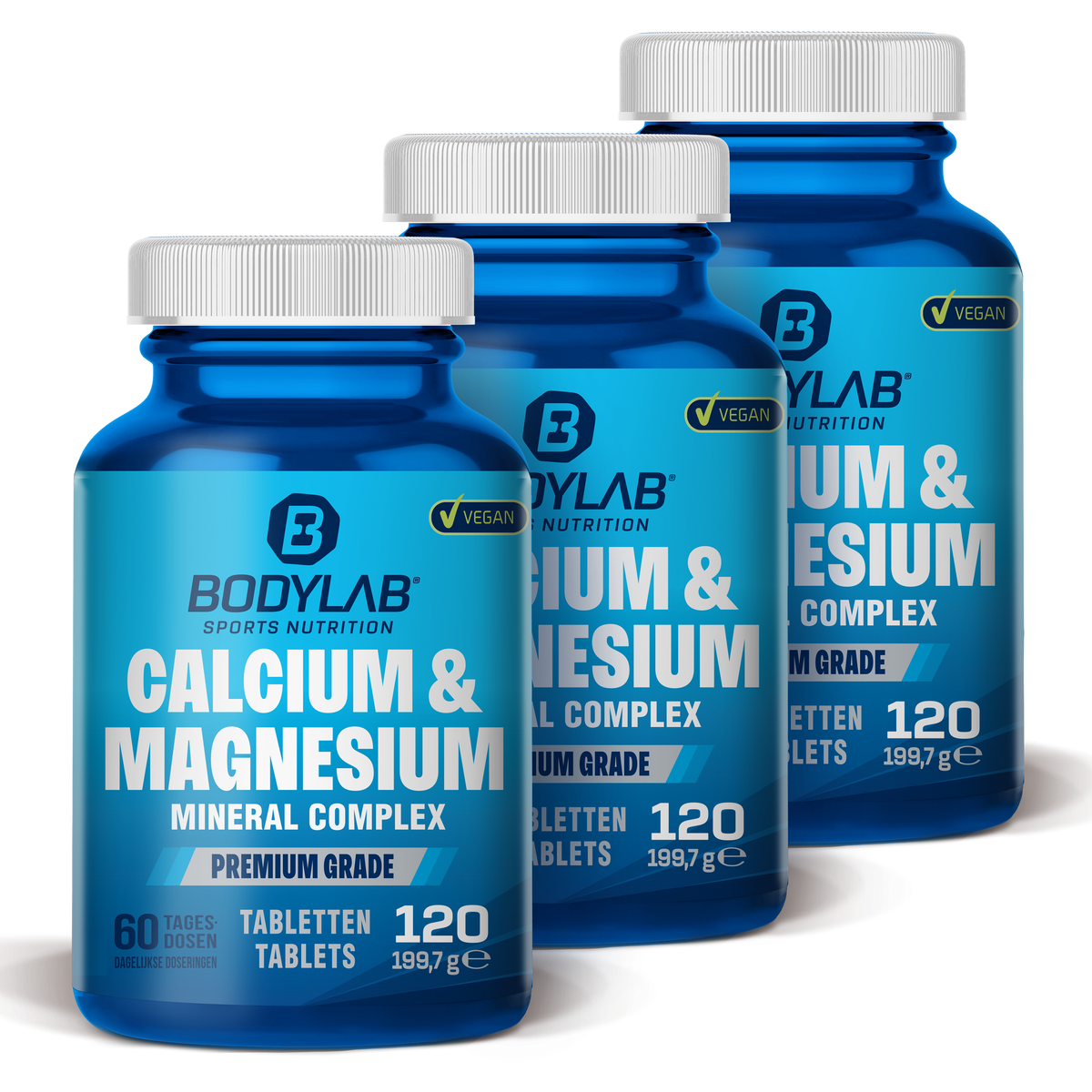 3 x Calcium & Magnesium Complex (120 Tabletten)