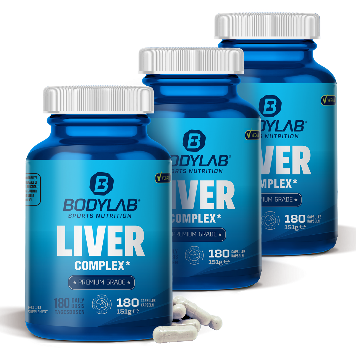 3 x Liver Complex (180 Kapseln)