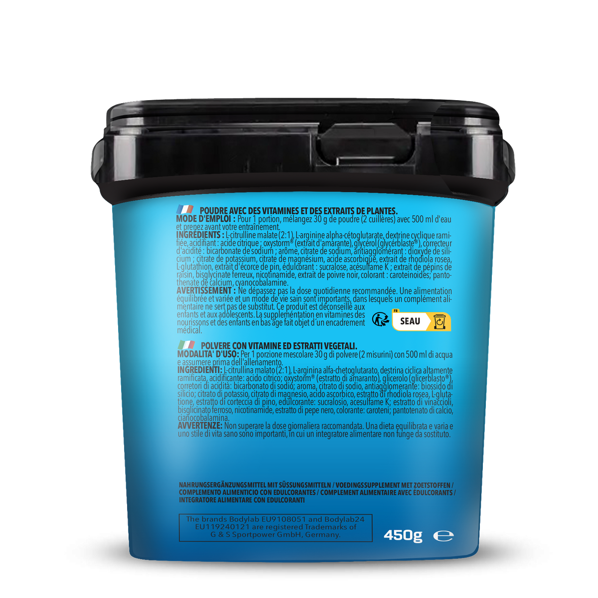 Bodybuilder Pump Pre Workout (450g)