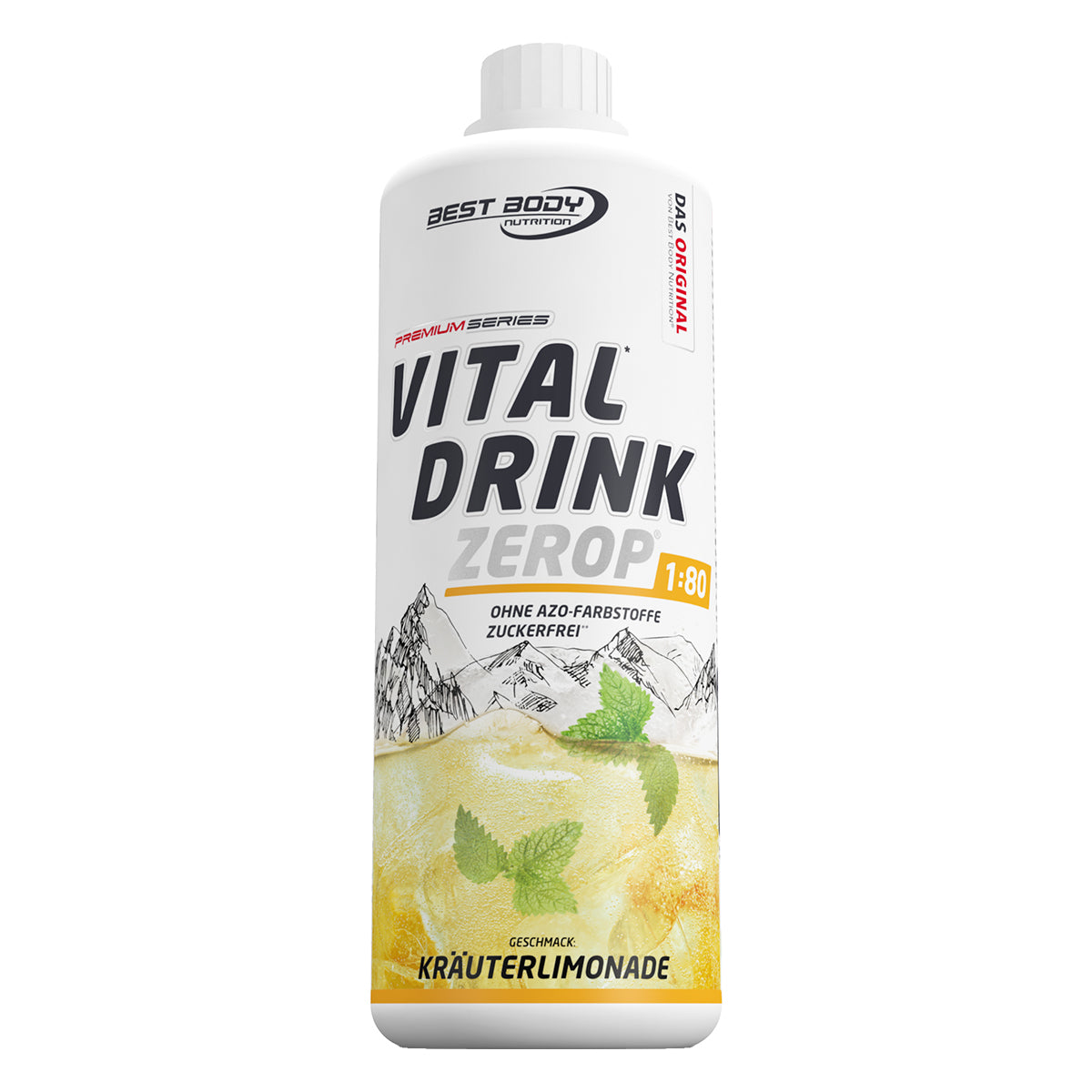best body nutrition power handschuh Vital Drink Zerop (1000ml)