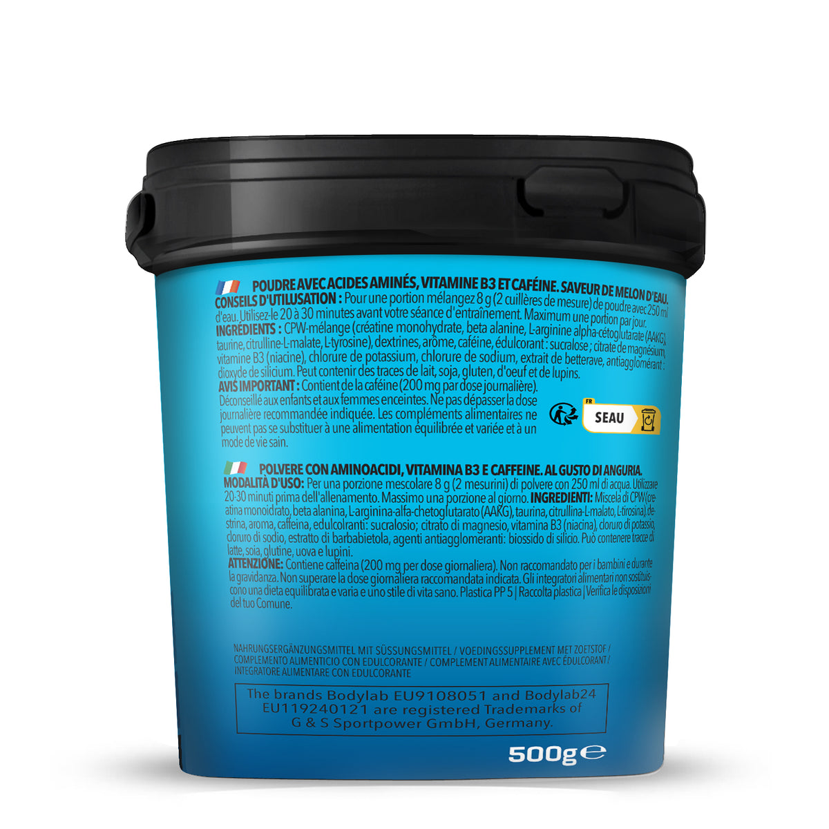 Concentrated Pre Workout (500g) Wassermelone