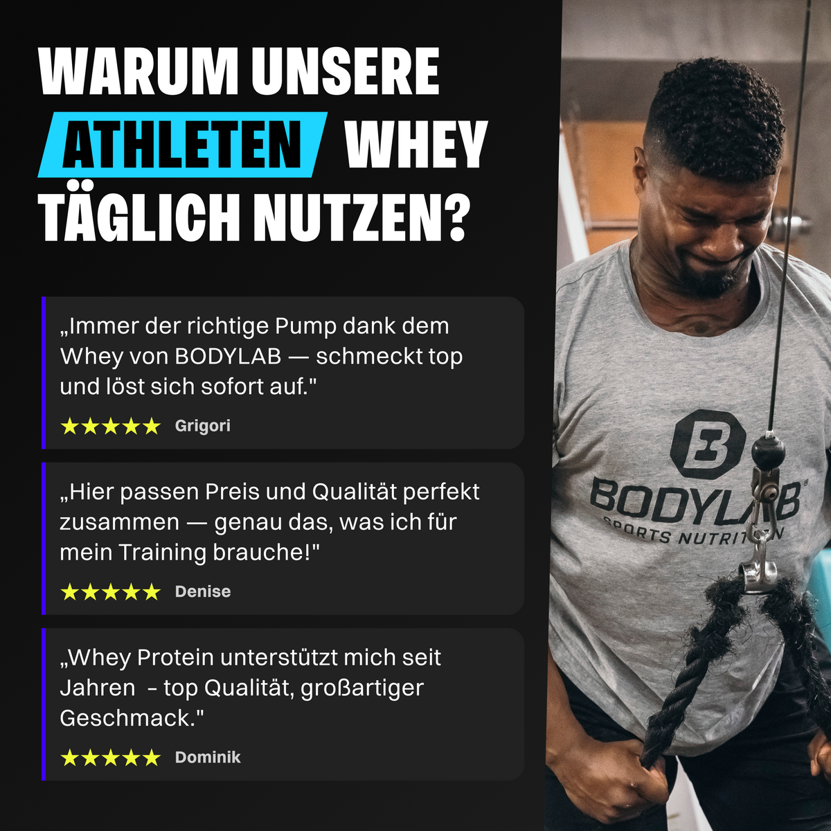 Whey Protein Probierboxen (8 Proben je 30g)