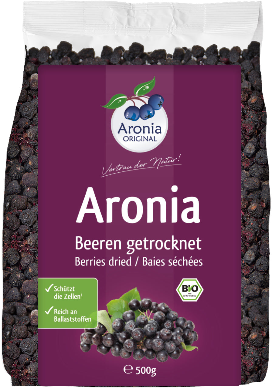 getrocknete aroniabeeren aufbewahren Aroniabeeren getrocknet bio (500g)