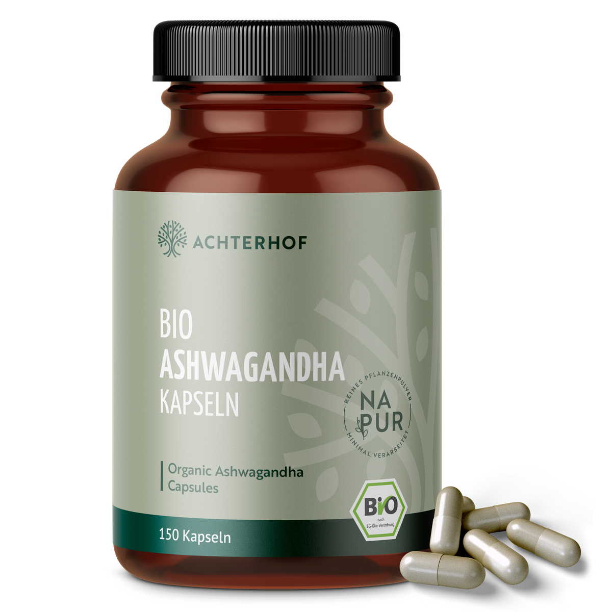 Bio Ashwagandha Kapseln (150 Kapseln)