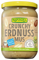 Erdnussmus Crunchy mit Salz bio (500g)