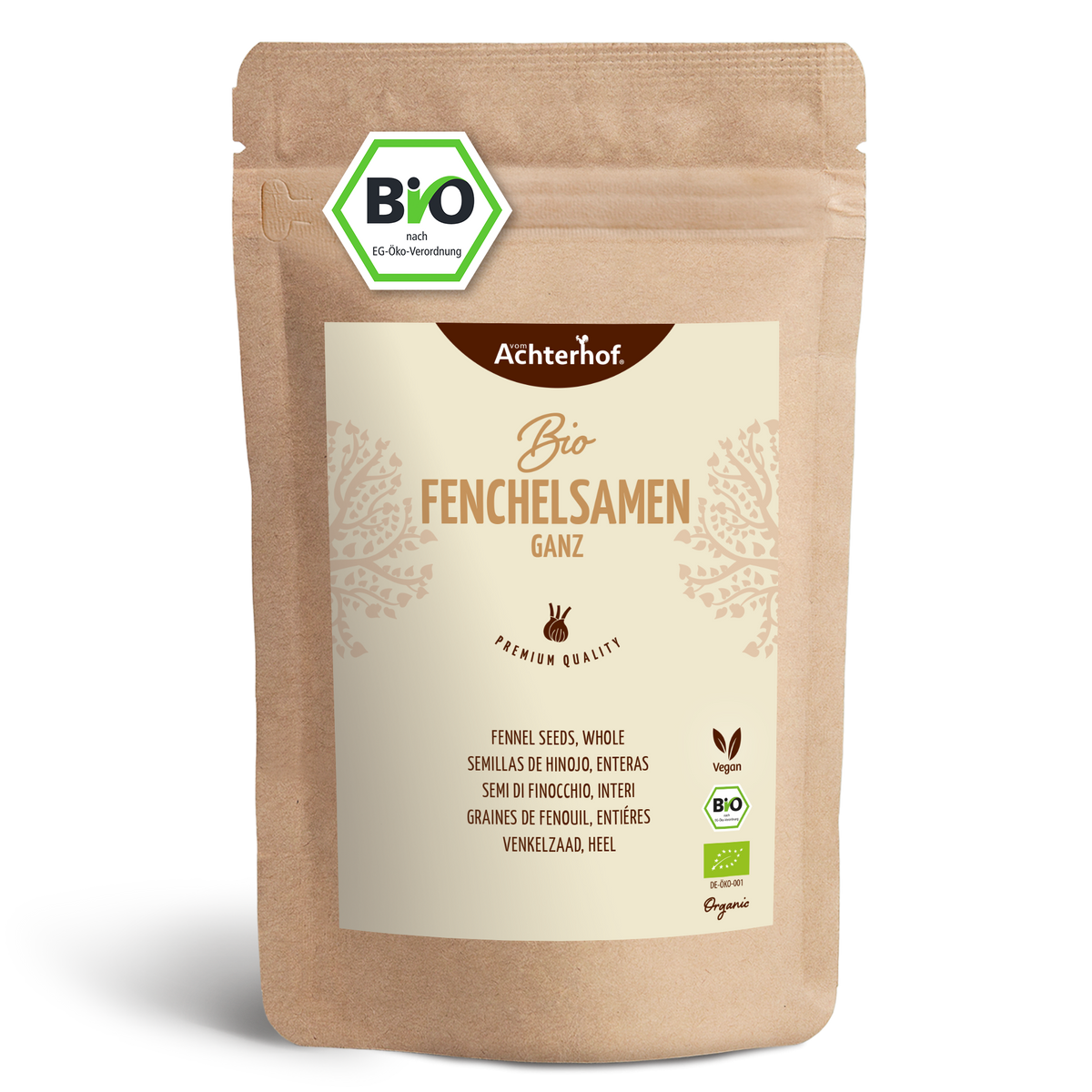 Fenchelsamen ganz Bio (500g)