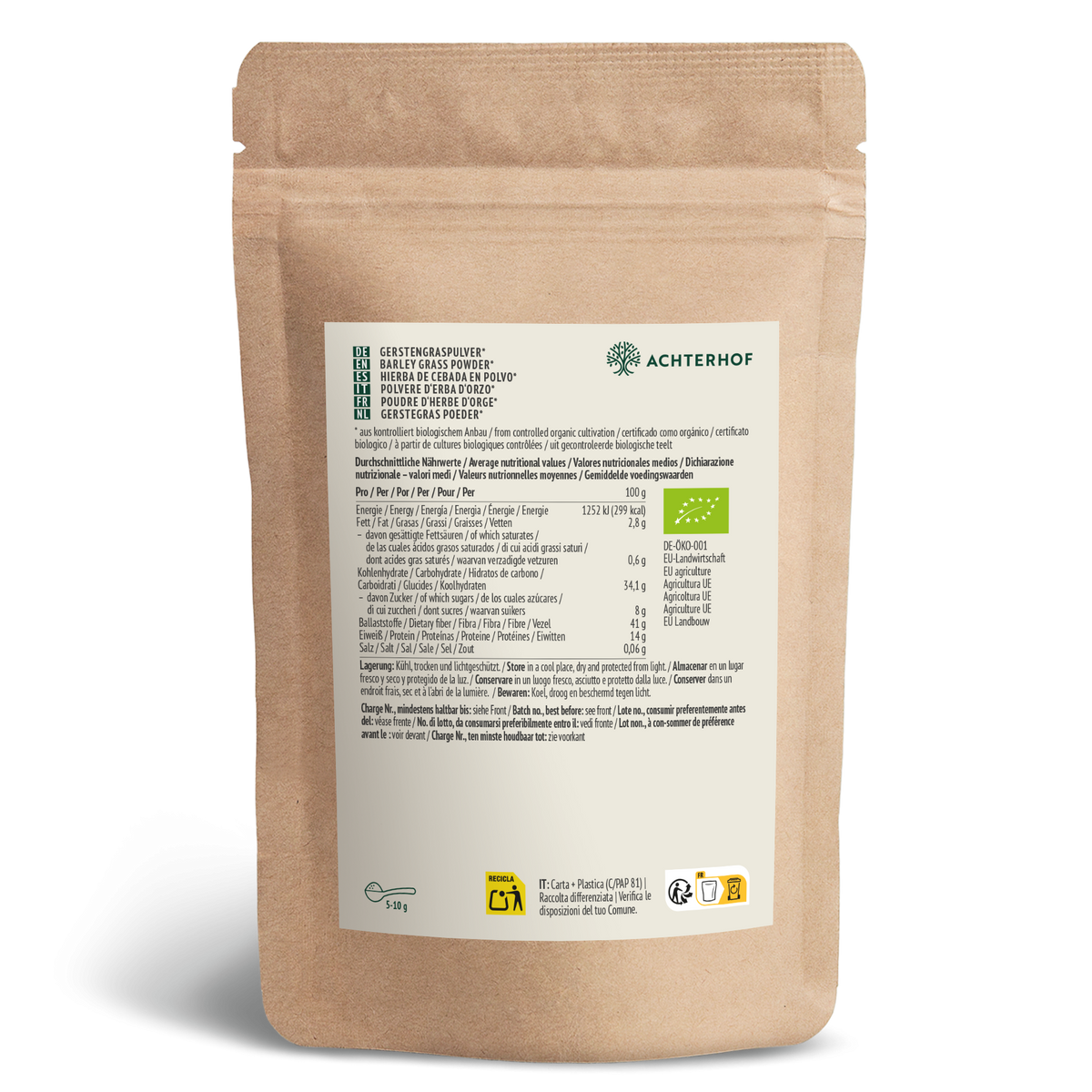 Bio Gerstengras Pulver (500g)