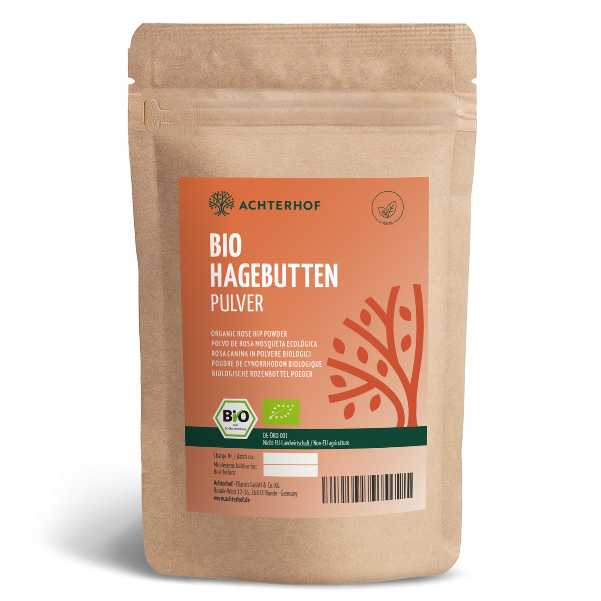 Bio Hagebutten Pulver (500g)