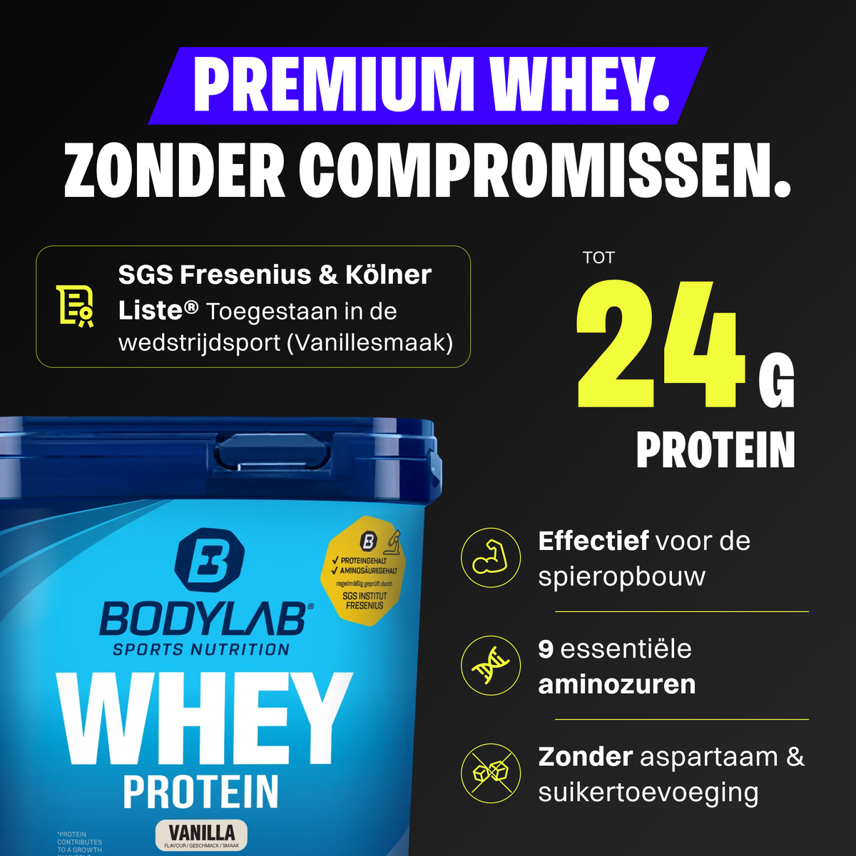 Whey Protein Probierboxen (8 Proben je 30g)
