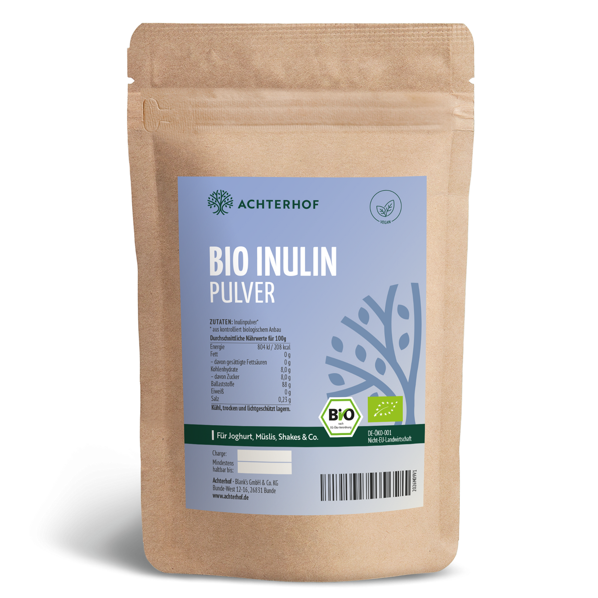 Agaven Inulin Pulver Bio (250g)