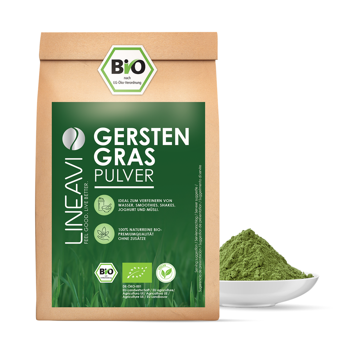 Bio Gerstengraspulver (1000g)