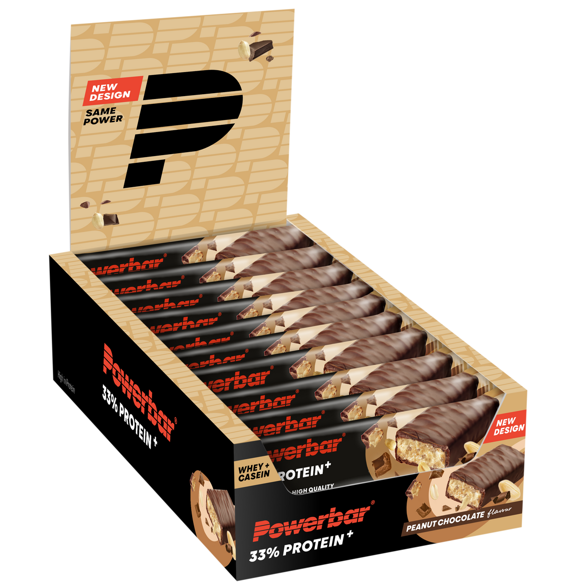 33% Protein+ Bar (10x90g) Peanut Chocolate