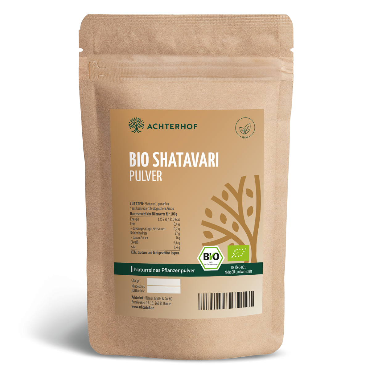 Bio Shatavari Pulver (500g)