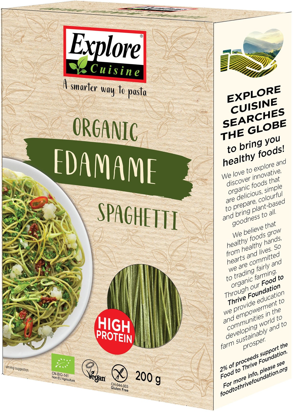 Spaghetti aus Edamamebohnen bio (200g)