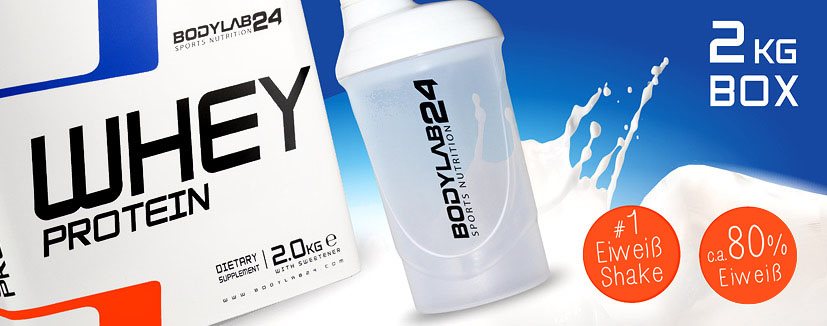 Bodylab24 Whey Protein Produktbanner