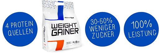 weight gainer, nährstoffe