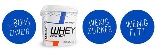 whey protein, vorteile, eiweiß, Bodylab24 Whey Protein
