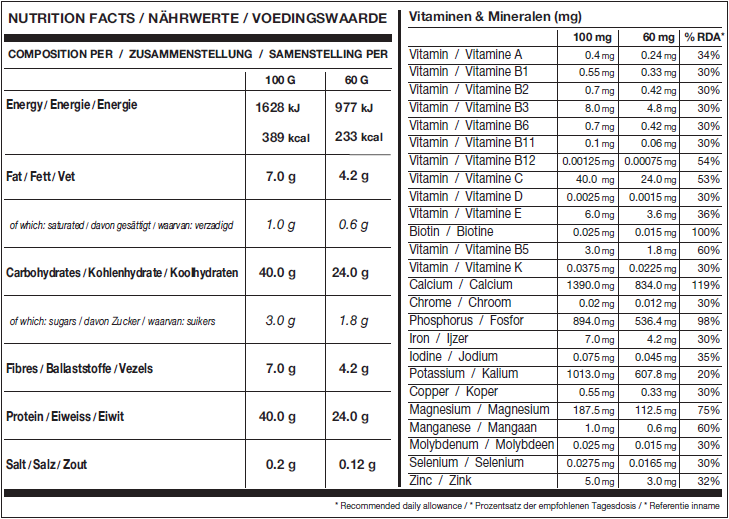 Bodylab24, Meal Replacement Shake
