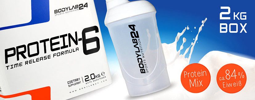 bodylab24, protein 6 Produktbanner