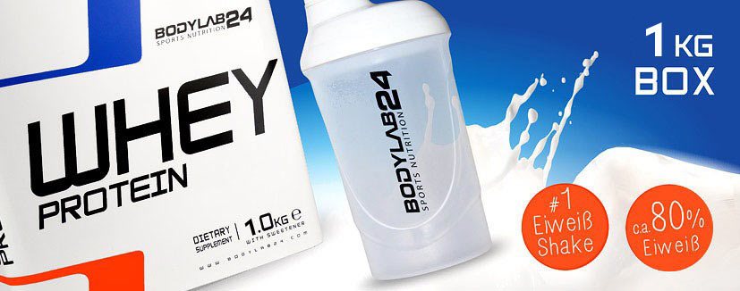 Bodylab24, Whey Protein, 1000g, 1kg