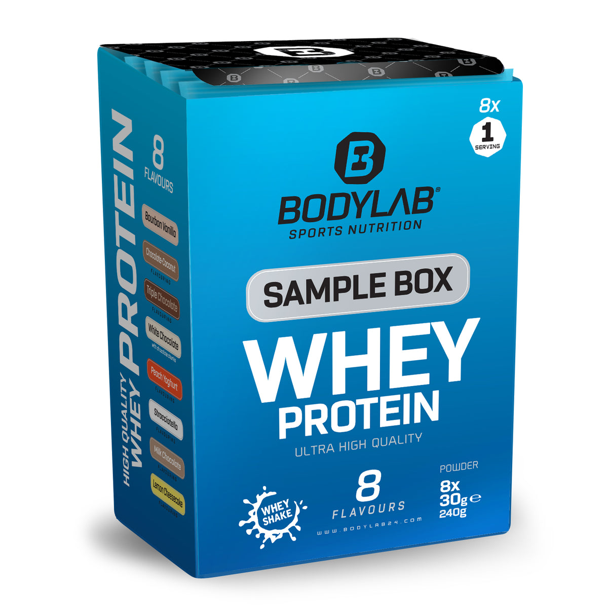 Whey Protein Probierboxen (8 Proben je 30g) Probierbox 2 (8x30g)