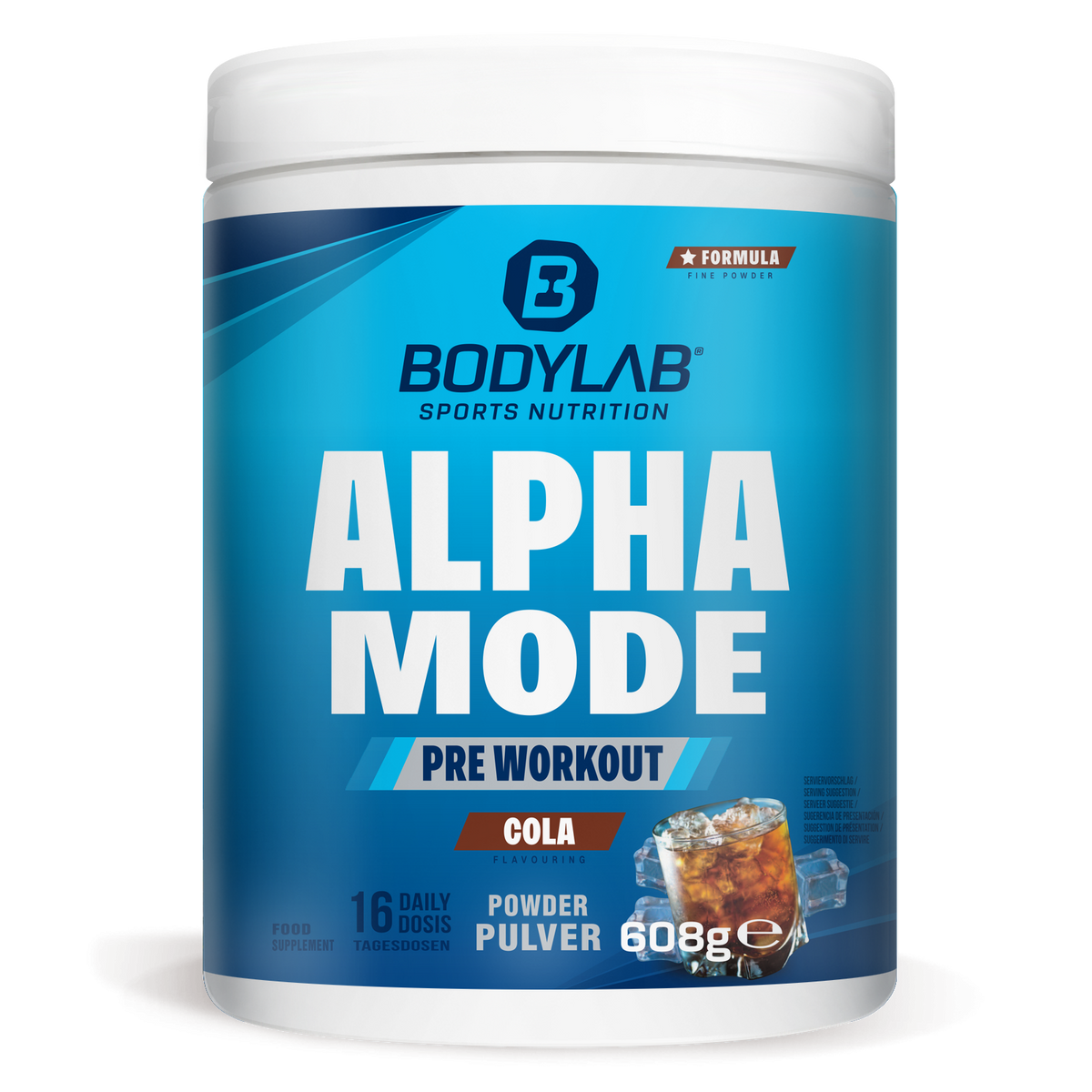 Pre Workout Alpha Mode Cola (608g)