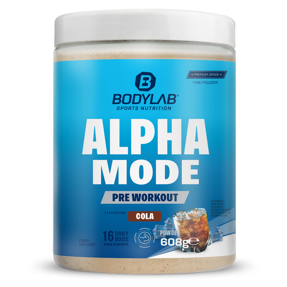 Pre Workout Alpha Mode Cola (608g)
