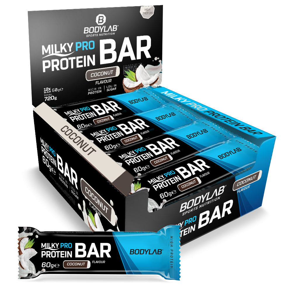Milky Pro Protein Bar (12x60g) Kokosnuss