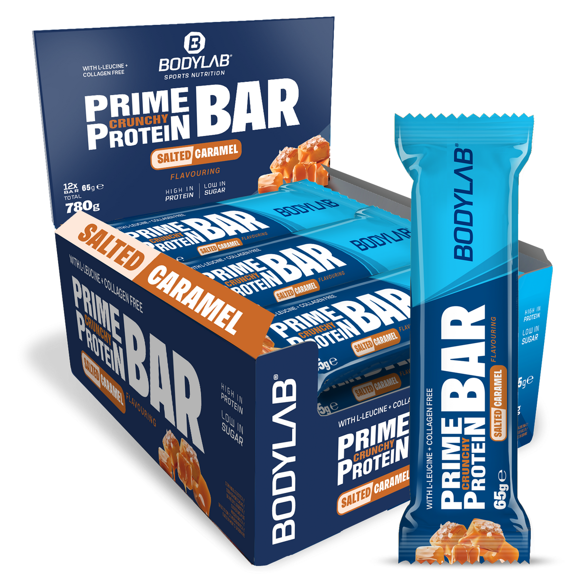 Prime Crunchy Protein Bar - 2 g Leucin (12x65g)
