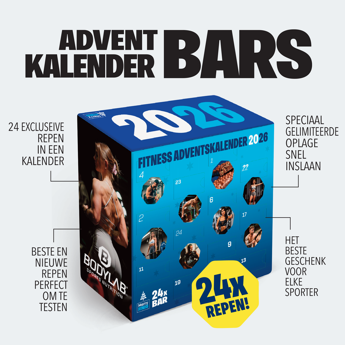 BODYLAB Riegel Adventskalender