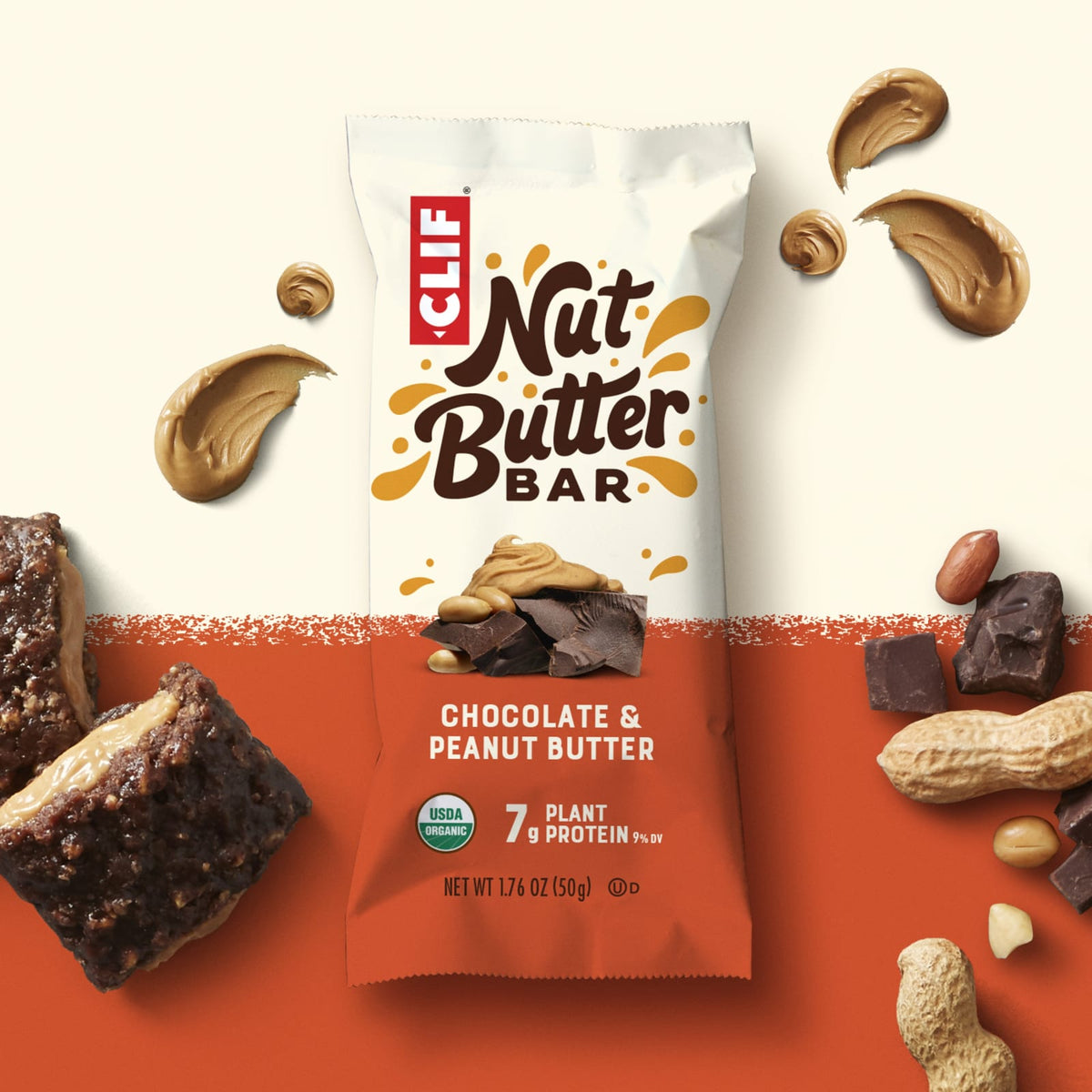 Nut Butter Filled Bar bio (12x50g) Mix Box