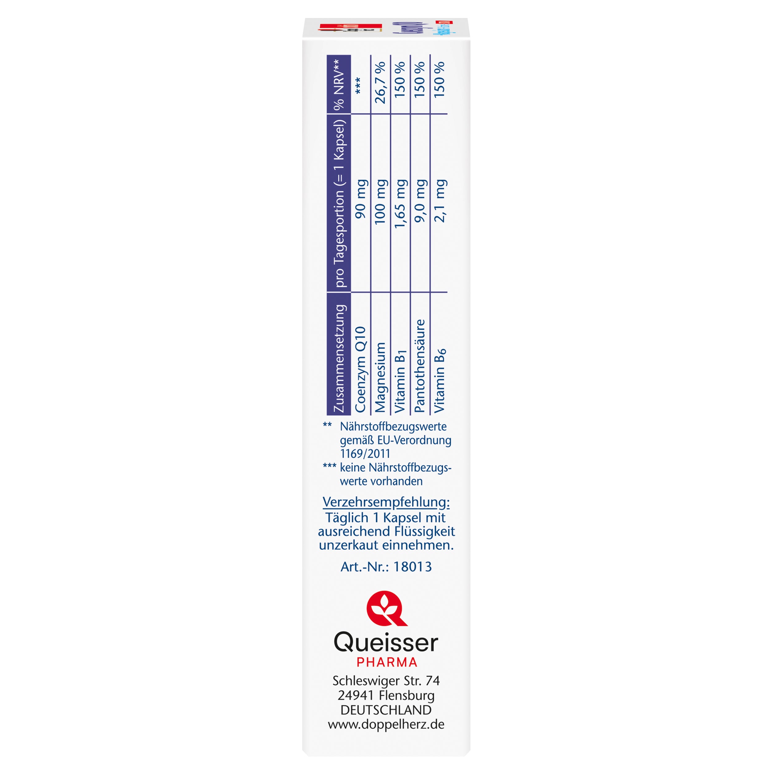 Coenzym Q10 Extra + Magnesium (30 Kapseln)