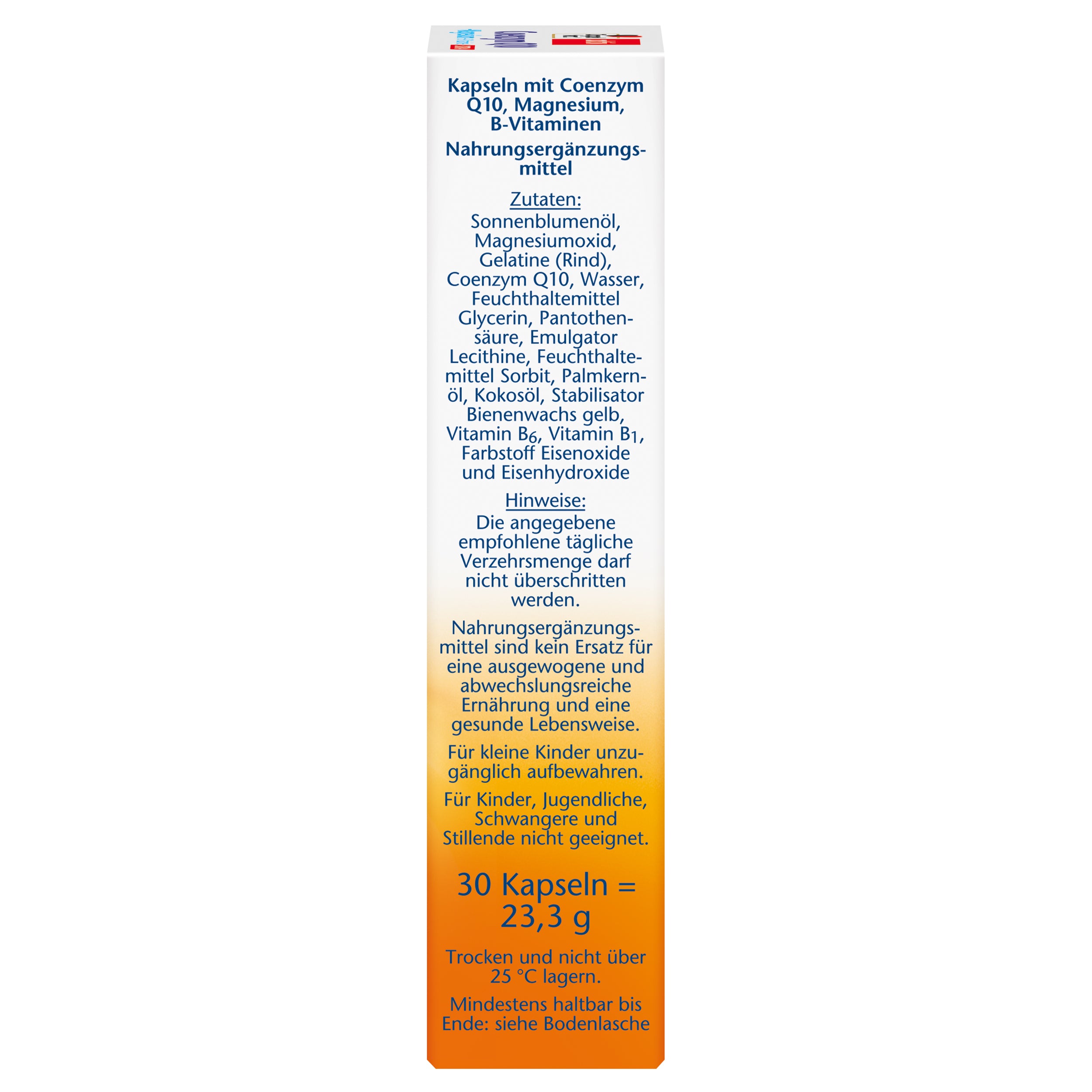 Coenzym Q10 Extra + Magnesium (30 Kapseln)
