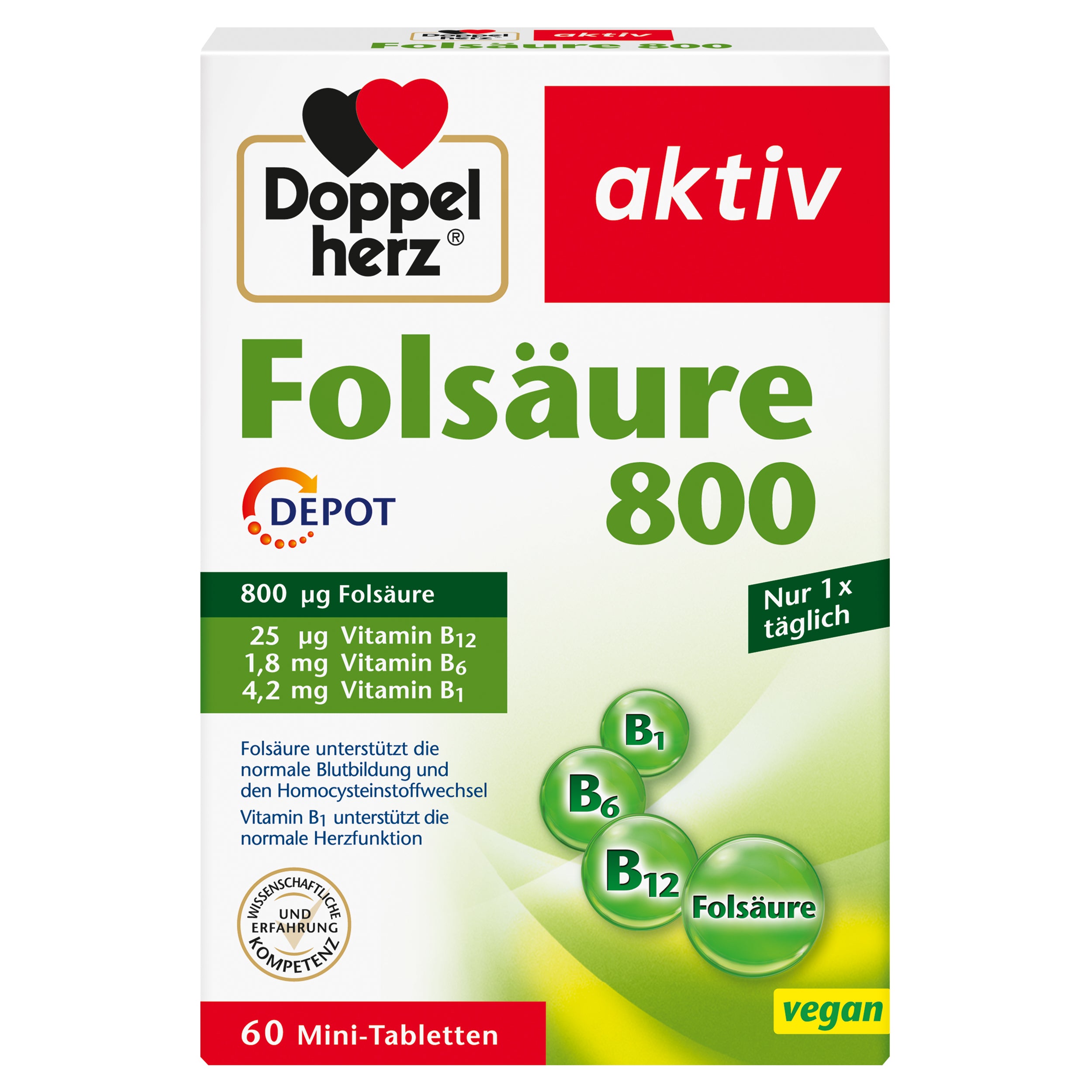 Folsäure 800 Depot (60 Tabletten)