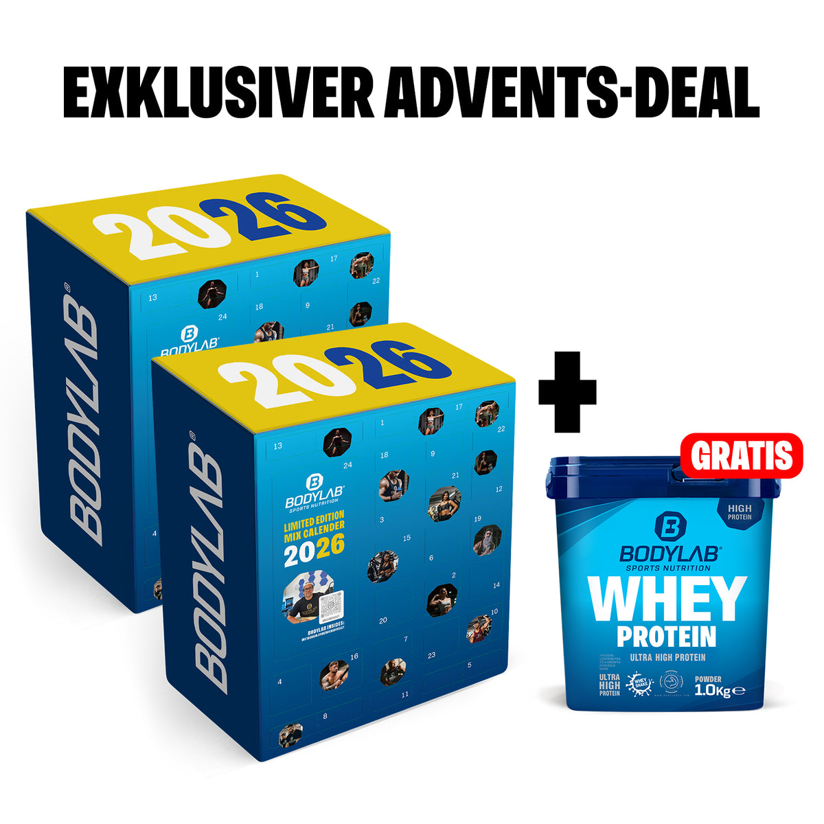 Advents-Deal: Mix Adventskalender + GRATIS Whey