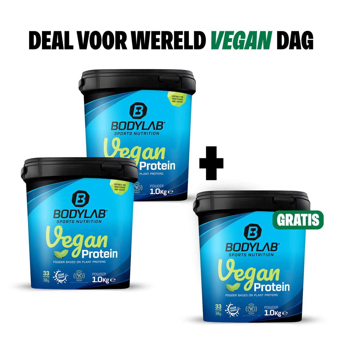 Vegan Protein Deal: 2 + 1 GRATIS