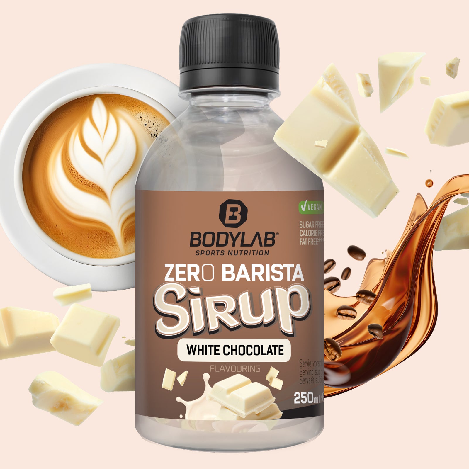 3 x Zero Barista Sirup (250ml)