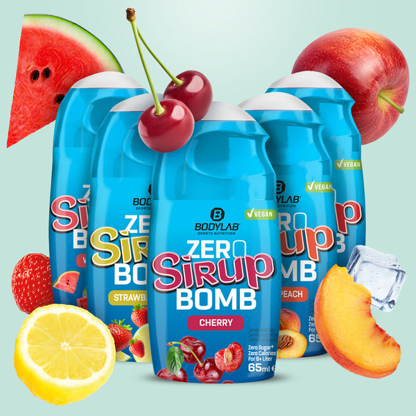 ZERO Sirup BOMB Sorten mit Früchten