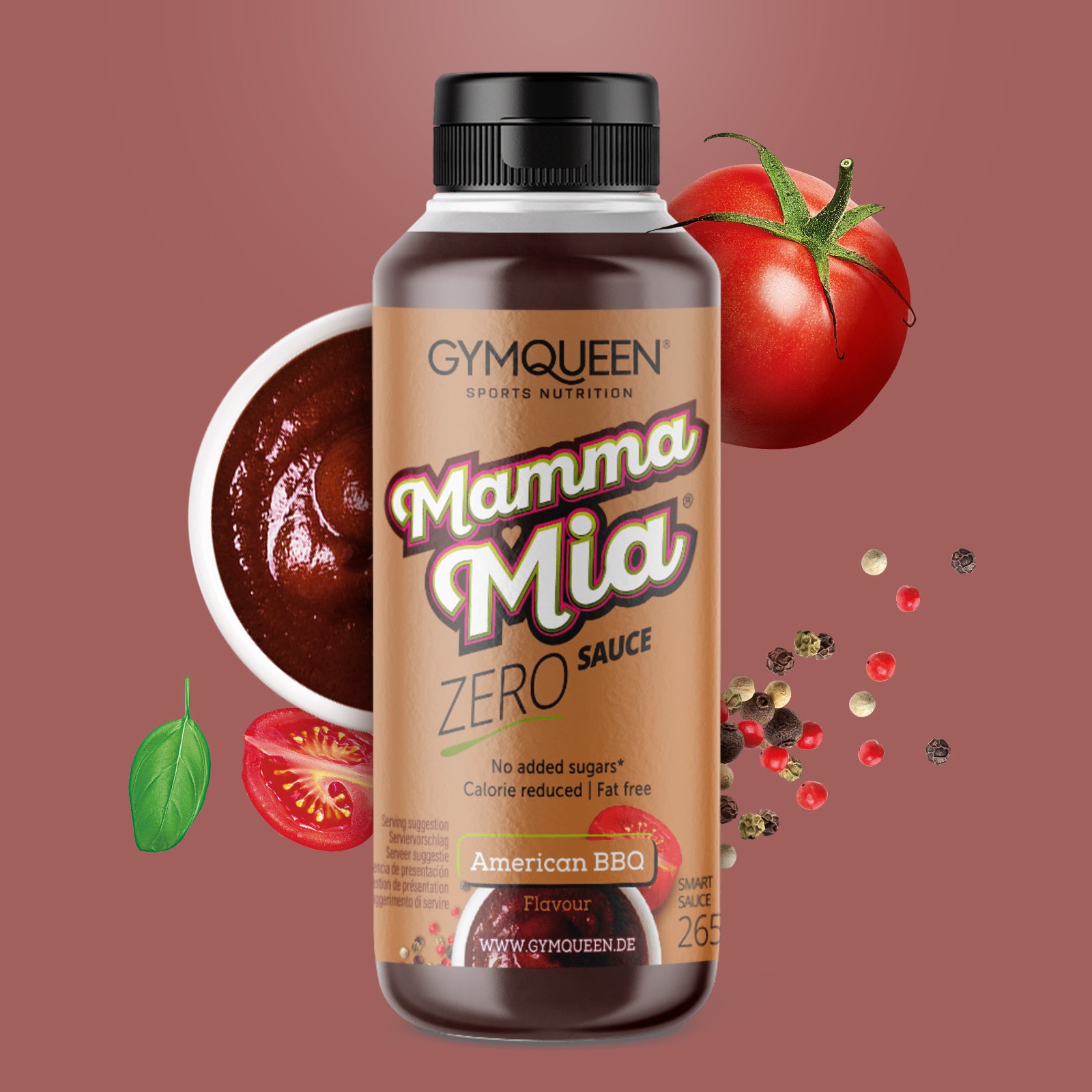Mamma Mia Zero Saucen (265ml) American BBQ