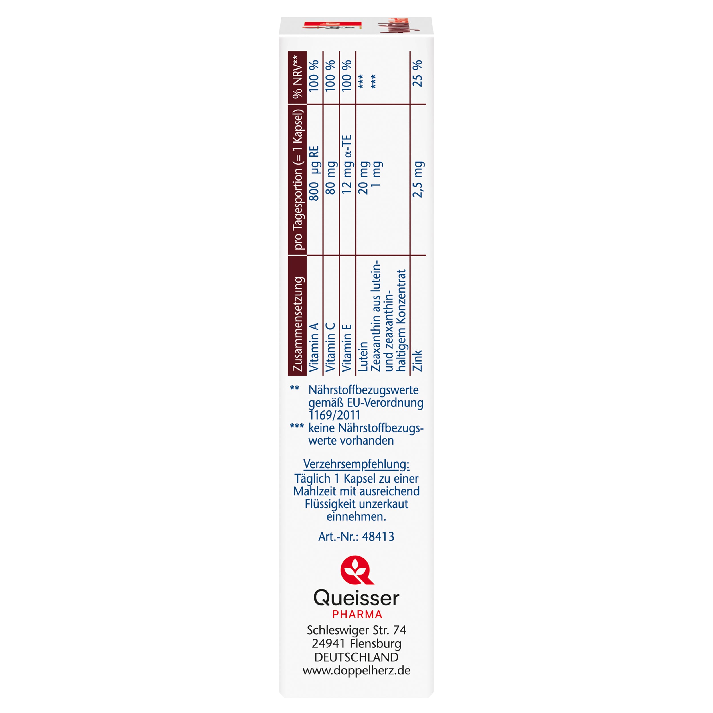 Augen Vital Kapseln (30 Kapseln)