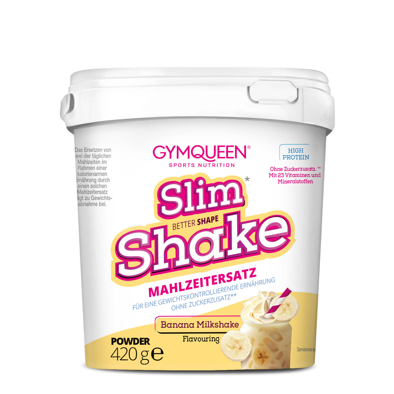 Slim Shake Mahlzeitersatz-Shake (420g) Banana Milkshake