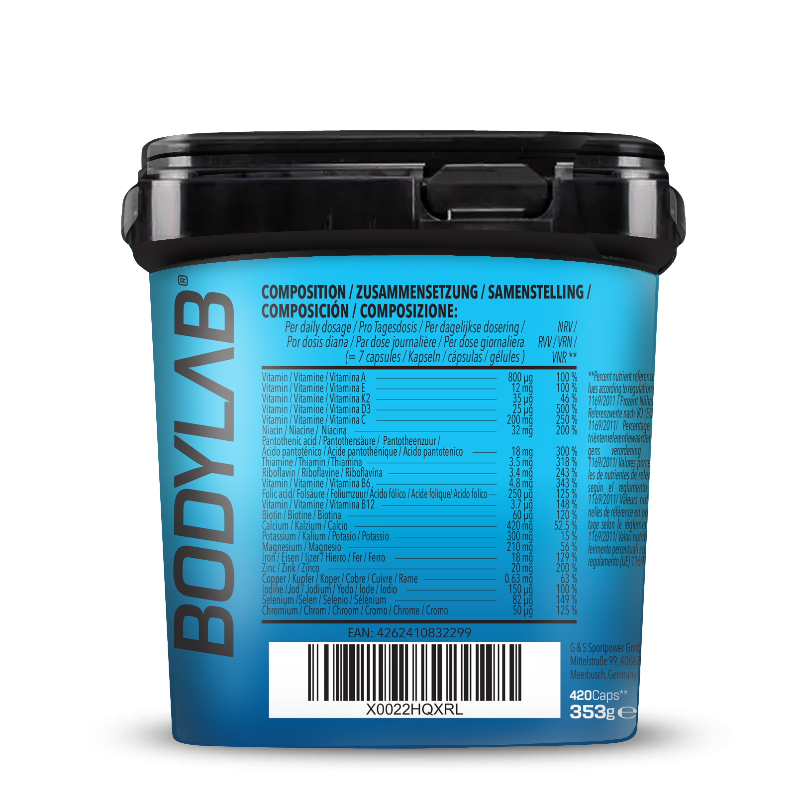 BIG PACK Bodybuilder Stack 2.0 (420 Kapseln)